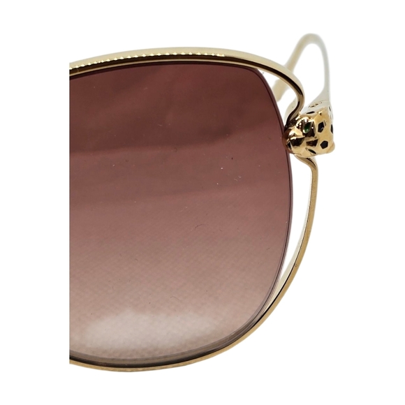 Chic CARTIER Gold Sunglasses with pinkish Gradient Lenses 100% AUTHENTIC !!! main image 10